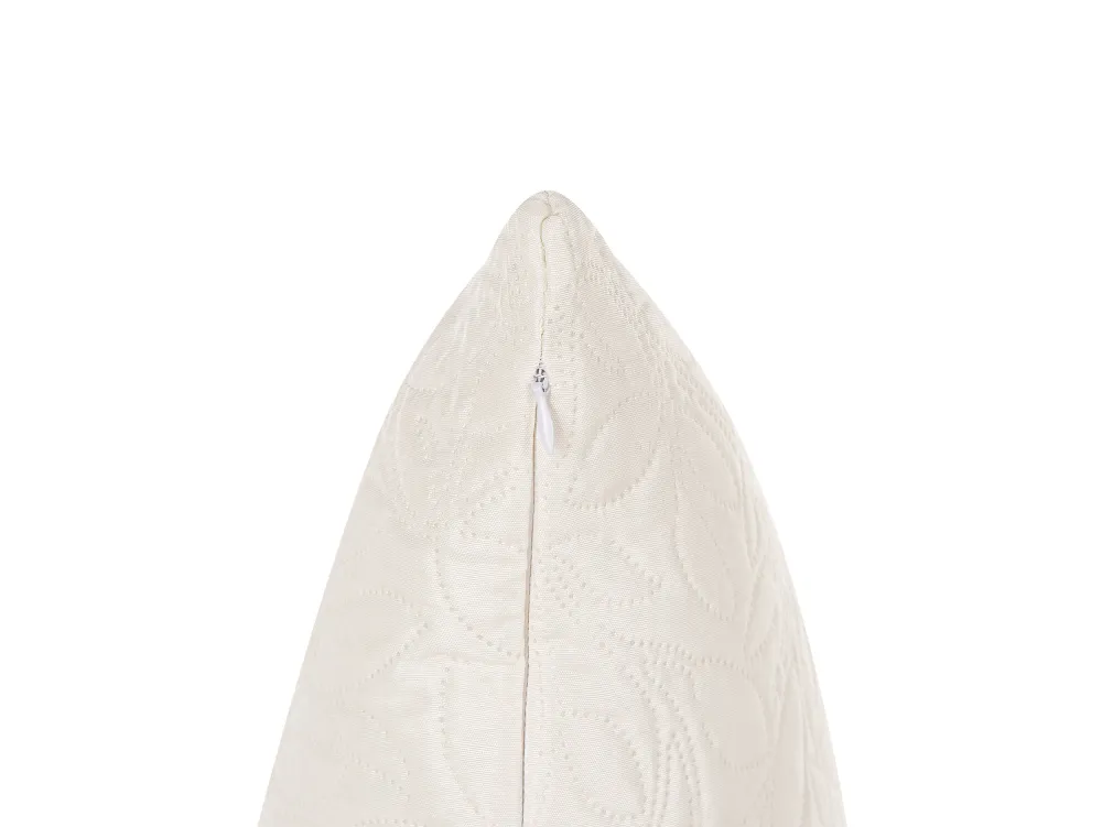 Tekstiilit<Beliani Kermanvalkoinen Kohokuvioitu Paivapeittosetti 160 X 220 Rudkhan