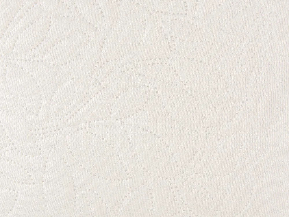 Tekstiilit<Beliani Kermanvalkoinen Kohokuvioitu Paivapeittosetti 160 X 220 Rudkhan