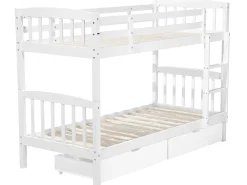 Lastenhuone<Beliani Kerrossanky Manty Säilytystila Valkoinen 90 X 200 Cm Revin