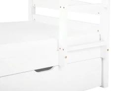 Sängyt<Beliani Kerrossanky Manty Säilytystila Valkoinen 90 X 200 Cm Regat