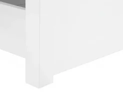 Sängyt<Beliani Kerrossanky Manty Säilytystila Valkoinen 90 X 200 Cm Regat