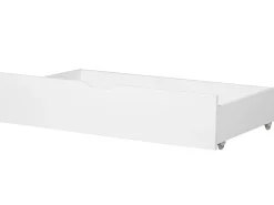 Sängyt<Beliani Kerrossanky Manty Säilytystila Valkoinen 90 X 200 Cm Regat