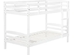 Sängyt<Beliani Kerrossanky Manty Säilytystila Valkoinen 90 X 200 Cm Regat