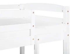 Sängyt<Beliani Kerrossanky Manty Säilytystila Valkoinen 90 X 200 Cm Regat