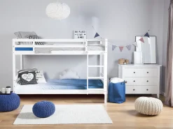 Outlet Beliani Kerrossanky Manty Valkoinen 90 X 200 Cm Regat