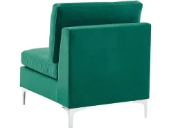 Clearance Beliani Keskimoduuli Sametti Vihrea Evja