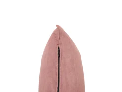 Nojatuolit<Beliani Keskimoduuli Vakosametti Vaaleanpunainen Lemvig