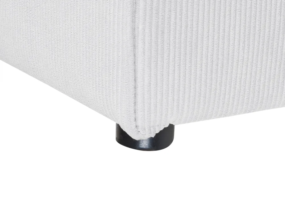 Nojatuolit<Beliani Keskimoduuli Vakosametti Luonnonvalkoinen Lemvig