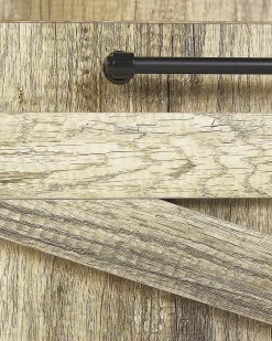 Säilytys<Beliani Kirjahylly 4 Hyllya Kaappi Vaalea Puu/Musta Salter