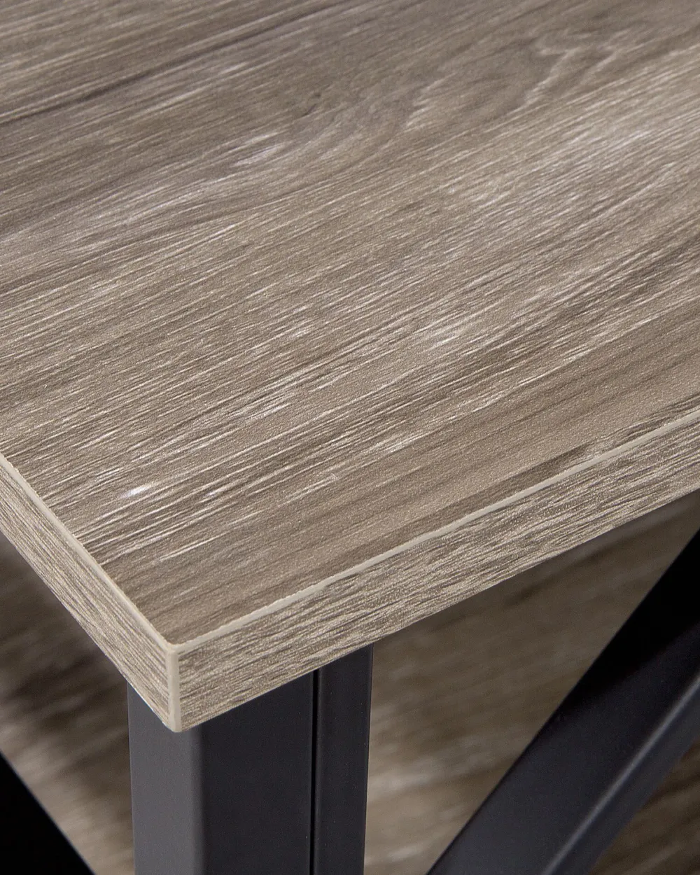 Säilytys<Beliani Kirjahylly 3 Hyllya Laatikko Ruskeanharmaa Keene