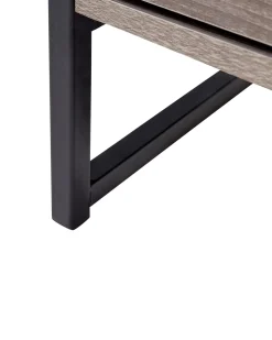 Säilytys<Beliani Kirjahylly 3 Hyllya Laatikko Ruskeanharmaa Keene