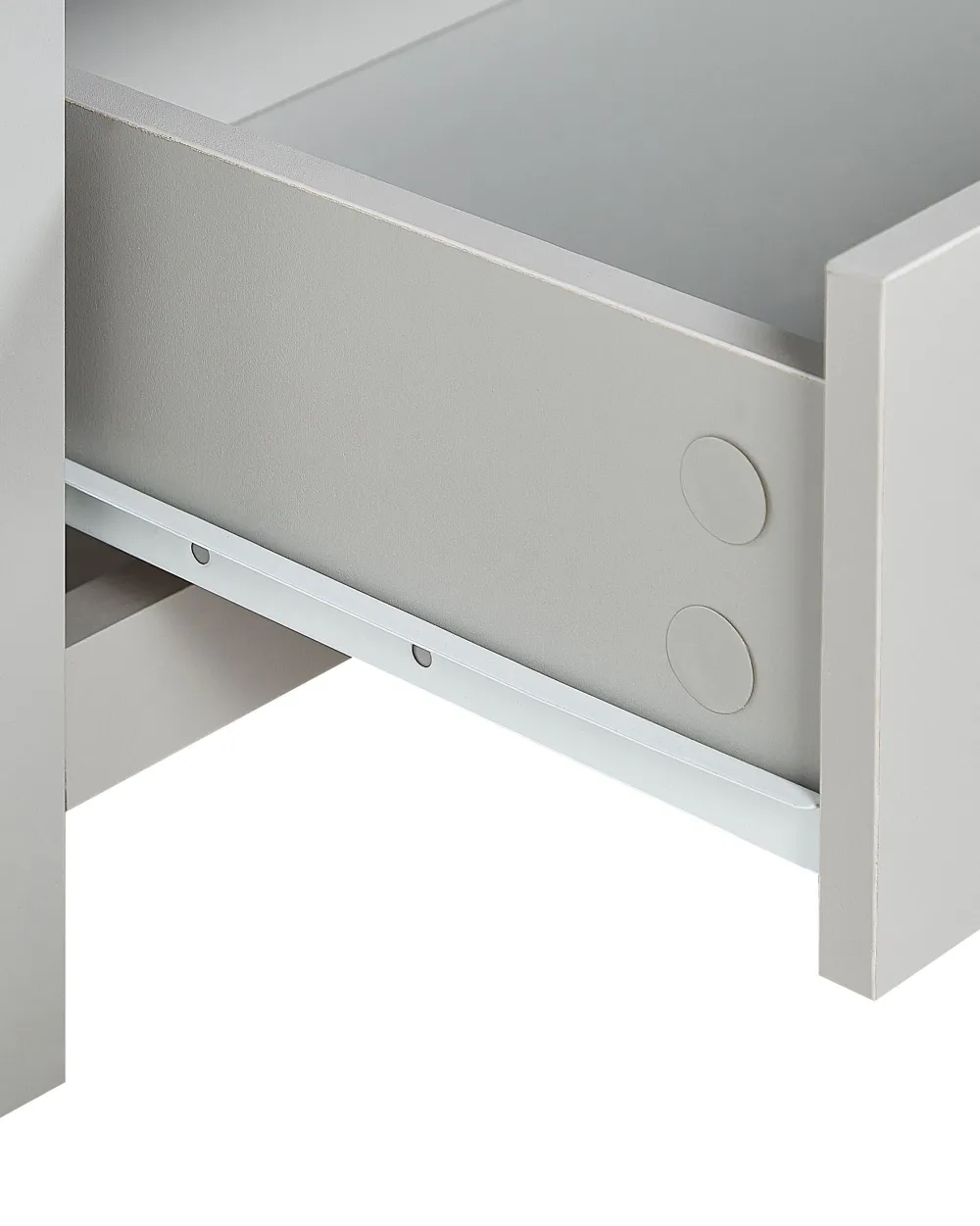 Säilytys<Beliani Kirjahylly 4 Hyllya Laatikko Vaaleanharmaa/Vaalea Puu Clio