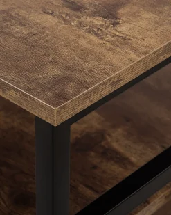 Sale Beliani Kirjahylly 3 Hyllya Laatikko Tumma Puu Keene