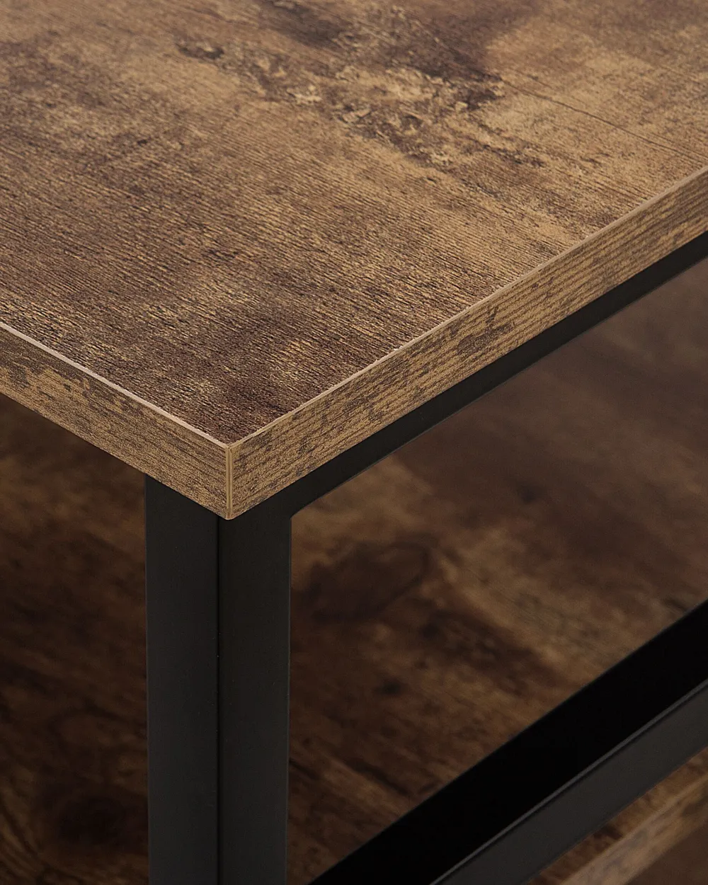 Sale Beliani Kirjahylly 3 Hyllya Laatikko Tumma Puu Keene