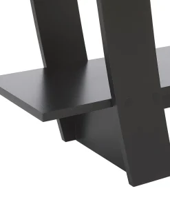 New Beliani Kirjahylly 5 Hyllya Musta Kener