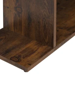 Säilytys<Beliani Kirjahylly 6 Hyllya Tumma Puu Valdosa