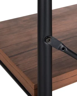 Cheap Beliani Kirjahylly 4 Hyllya Tumma Puu Brisbane