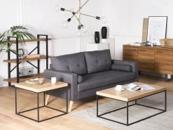 Säilytys<Beliani Kirjahylly 3 Hyllya Tumma Puu Timber