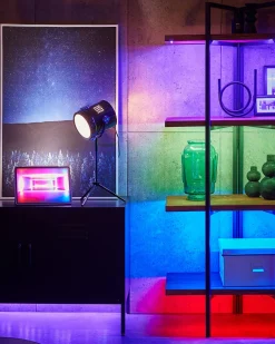 Säilytys<Beliani Kirjahylly 4 Hyllya Tumma Puu Compton