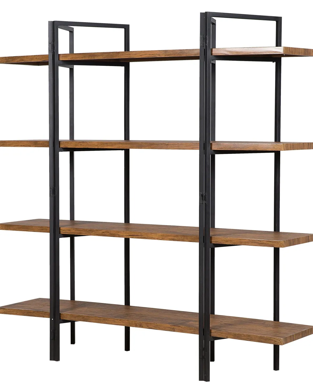 Säilytys<Beliani Kirjahylly 4 Hyllya Tumma Puu Compton