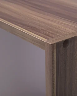 Discount Beliani Kirjahylly 5 Hyllya Tumma Puu/Valkoinen Orilla