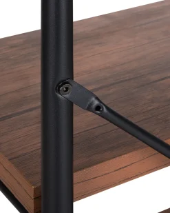 Säilytys<Beliani Kirjahylly 3 Hyllya Tumma Puu Brisbane