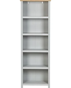 Säilytys<Beliani Kirjahylly 5 Hyllya Vaaleanharmaa/Vaalea Puu Clio