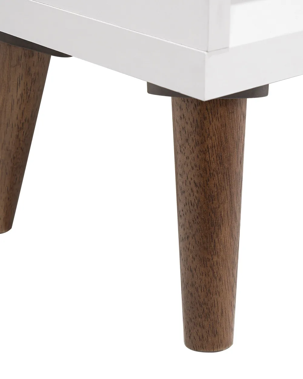 Säilytys<Beliani Kirjahylly 17 Hyllya Valkoinen/Tumma Puu Alloa