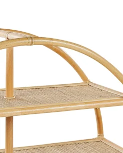 Ulkokalusteet<Beliani Kirjahylly Rottinki 3 Hyllya Luonnonvari Tuvalu Ii