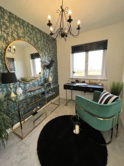 Hot Beliani Konsolipoyta 2 Laatikkoa Musta/Kulta Westport