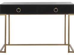 Hot Beliani Konsolipoyta 2 Laatikkoa Musta/Kulta Westport