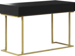 Hot Beliani Konsolipoyta 2 Laatikkoa Musta/Kulta Westport