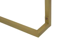 Säilytys<Beliani Konsolipoyta 2 Laatikkoa Valkoinen/Kulta Westport