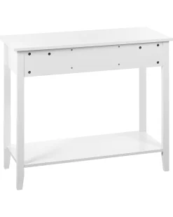 Pöydät<Beliani Konsolipoyta 3 Laatikkoa Valkoinen Galva