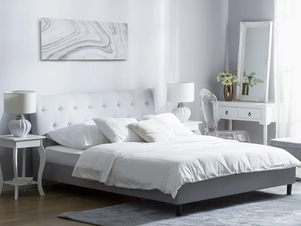 Discount Beliani Konsolipoyta 2 Laatikkoa Valkoinen Lowell