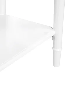 Discount Beliani Konsolipoyta 2 Laatikkoa Valkoinen Lowell