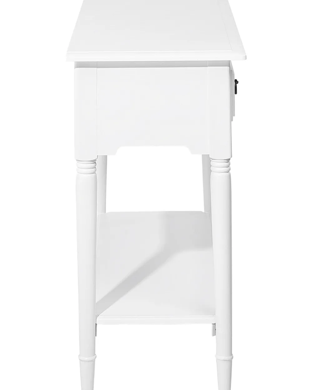 Discount Beliani Konsolipoyta 2 Laatikkoa Valkoinen Lowell