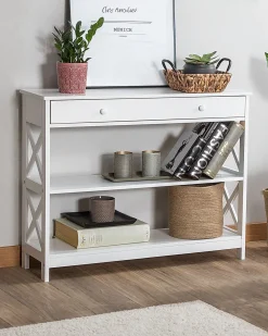 Cheap Beliani Konsolipoyta Laatikko Valkoinen Montgomery