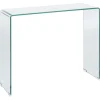 Pöydät<Beliani Konsolipoyta Lasi Kirkas Kendall
