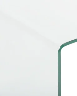 Pöydät<Beliani Konsolipoyta Lasi Kirkas Kendall