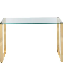 Fashion Beliani Konsolipoyta Lasitasolla Ruostumaton Teras Kulta Tilon