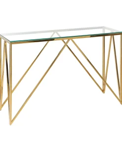 Cheap Beliani Konsolipoyta Lasitasolla Rosteri Kulta Weso