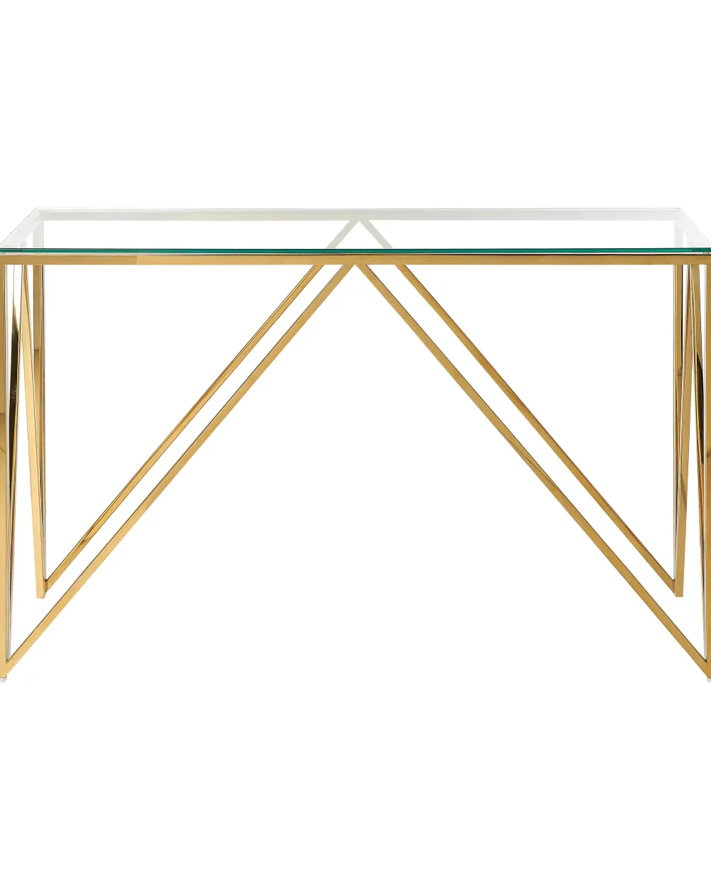 Cheap Beliani Konsolipoyta Lasitasolla Rosteri Kulta Weso