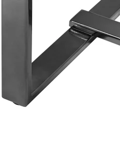 Sale Beliani Konsolipoyta Marmorikuvio Valkoinen/Hopea Plano