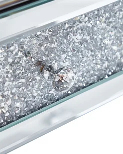 Online Beliani Konsolipoyta Peililasi 2 Laatikkoa Hopea Tilly