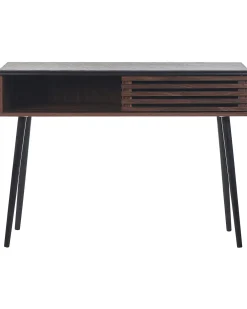 Cheap Beliani Konsolipoyta Tumma Puu Perth