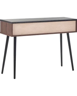 Cheap Beliani Konsolipoyta Tumma Puu Perth