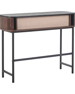 Pöydät<Beliani Konsolipoyta Tumma Puu/Musta Jose