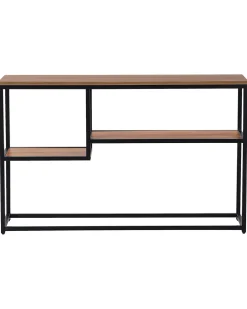 Sale Beliani Konsolipoyta Tumma Puu/Musta Belmont