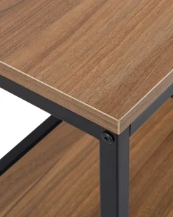 Sale Beliani Konsolipoyta Tumma Puu/Musta Belmont